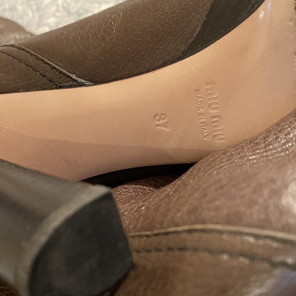 Miu Miu brown leather high heeled boots 😍 - Picture 4 of 4